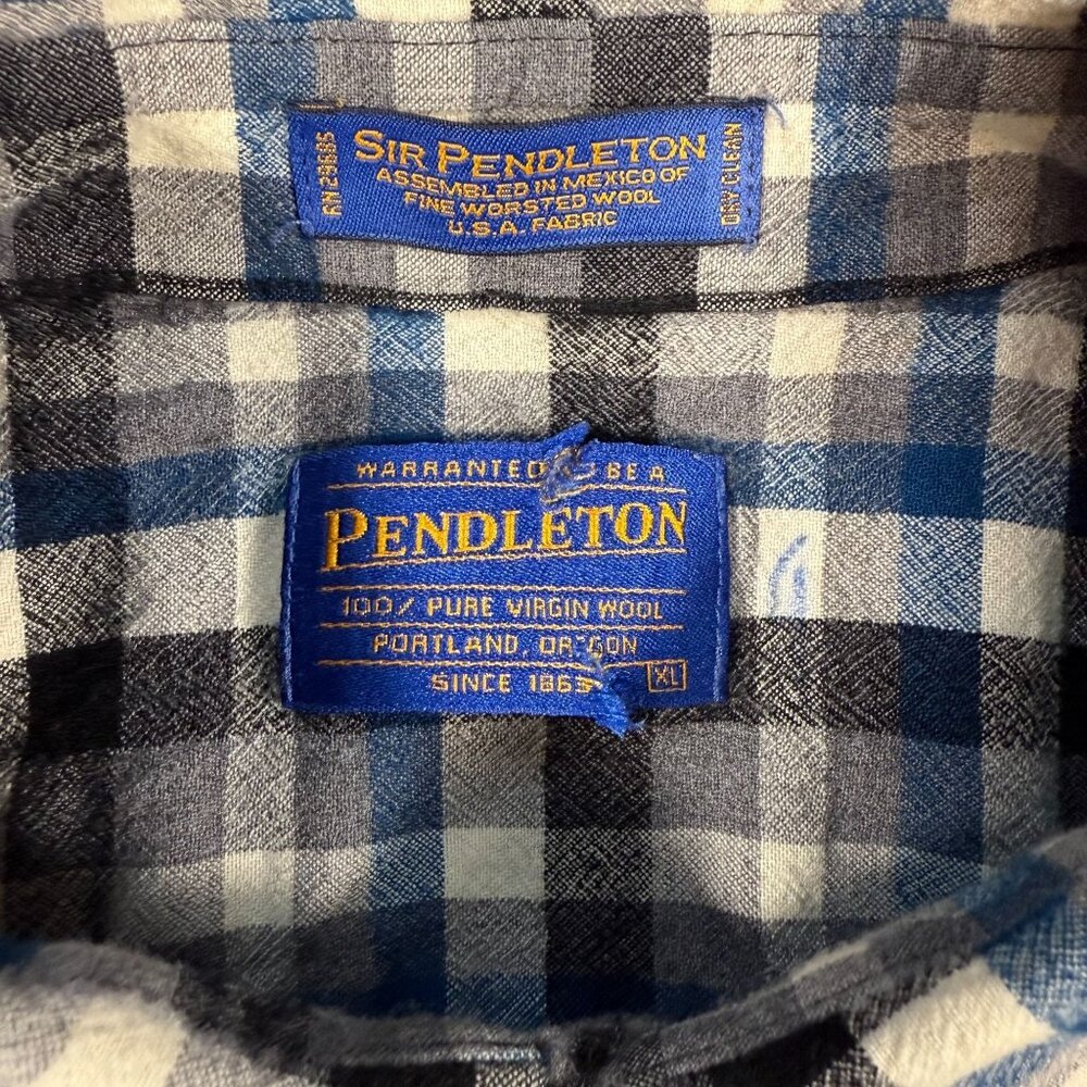 Pendleton Sir Pendleton Mens Wool Button Down Shi… - image 2